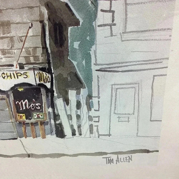 Vintage The Home of Mo's World Famous Clam Chowder print - Picture 4 of 5